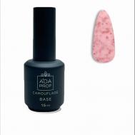 Каучуковая молочная база для гель-лака с поталью "Мохито" A’DA PROF