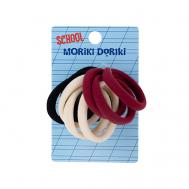 Набор трехцветных резинок для волос School MORIKI DORIKI