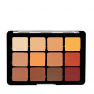 Палетка матовых теней для век PRO 10 Warm Matte VISEART
