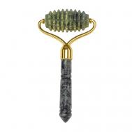 Роллер-массажер из нефрита с ребристым валиком HANAI