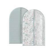 Набор 2 чехла для одежды с прозрачной вставкой, малые, 60*100 см Valiant