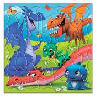 Пазл фигурный на подложке Дракончики ГеоДом