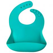 BASICS Детский нагрудник слюнявчик силиконовый для малышей 0+ MINIKOIOI