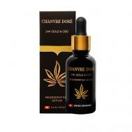 Сыворотка регенерирующая с коллоидным 24K золотом и каннабидиолом 30 CHANVRE DORE