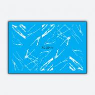 Слайдер дизайн Имитация Аэрографии "Белый декор" Freedecor