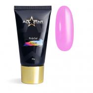 PolyGel COLOR "Black" для моделирования и укрепления ногтей ALL STAR PROFESSIONAL