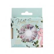 Набор фигурных страз для декора ногтей и апельсиновая палочка Hello, spring! Beauty Fox