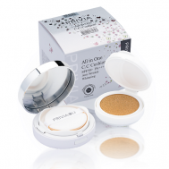 Кушон с запасным блоком All In One C.C Cushion SPF50+ PA+++ PRIVIA
