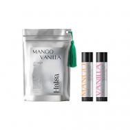 Набор увлажняющих бальзамов для губ LIP BALM (VANILLA / MANGO) HALSA COSMETICS