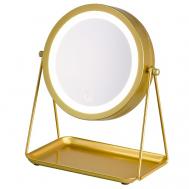 Зеркало настольное косметическое с LED подсветкой - HAS1822 HASTEN