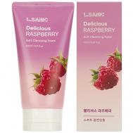 Пенка для умывания Очищающая с экстрактом малины Delicious Raspberry Soft Cleansing Foam 150 LSANIC