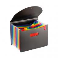 Папка для документов на резинке, настольный органайзер А4 для бумаг Parchment