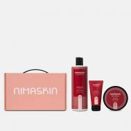 Подарочный набор женский гель для душа + крем для  тела + крем для рук NIMASKIN