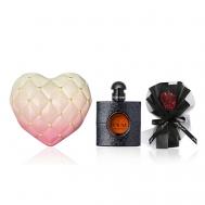 Парфюмерный набор Black Opium+Букет+Подарочная коробка 50 Yves Saint Laurent