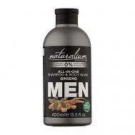 Гель для душа и шампунь для волос мужской Женьшень All-In-One Shampoo & Body Wash Ginseng Men 400 Naturalium