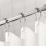 Кольца для шторки в ванной металлические BIRDHOUSE