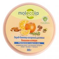 Скраб-баттер сахарный для тела Апельсин и специя 300 MOLECOLA
