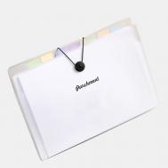 Папка для документов а4 на резинке, 8 отделений Parchment