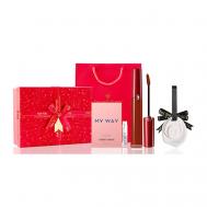 Подарочный набор My Way+ароматизированная подвеска +жидкая губная помада Giorgio Armani