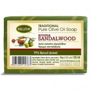 Мыло Traditional Sandalwood натуральное оливковое САНДАЛОВОЕ ДЕРЕВО 100 KALLISTON