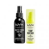 Набор: Фиксатор Matte Finish Setting Spray + Сыворотка Plump Right Back NYX PROFESSIONAL MAKEUP