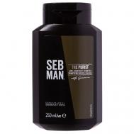 Шампунь для волос мужской против перхоти Seb Man The Purist 250 SEBASTIAN PROFESSIONAL