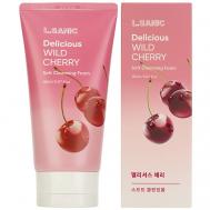Пенка для умывания Очищающая с экстрактом дикой вишни Delicious Wild Cherry Soft Cleansing Foam 150 LSANIC