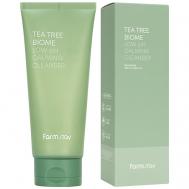 Пенка для умывания Успокаивающая очищающая c нейтральным pH Tea Tree Biome Low pH Calming Cleanser 180 FARMSTAY