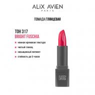 Помада для губ Lipstick glossy с глянцевым финишем ALIX AVIEN