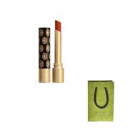 Увлажняющая помада с сияющим финишем Beauty Brilliant Lipstick + декоративный пакет Gucci