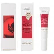 Крем для глаз против темных кругов Дикая роза Wild Rose Vitamin C Eye Cream 15 Korres