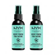 Набор спреев для фиксации макияжа Dewy Finish Setting Spray Set NYX PROFESSIONAL MAKEUP