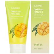 Пенка для умывания Очищающая с экстрактом манго Delicious Mango Soft Cleansing Foam 150 LSANIC