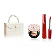 Подарочный набор: Жидкая помада+Leather Air Cushion Giorgio Armani