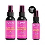 Набор спреев для фиксации макияжа Plump Finish Setting Spray Set NYX PROFESSIONAL MAKEUP