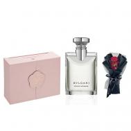 Набор: Туалетная вода  Pour Homme + Бутоньерка Bvlgari