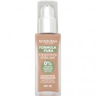Тональная основа матирующая Formula Pura Extra Mat Foundation DEBORAH MILANO