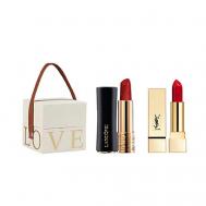 Набор помад  L’Absolu Rouge Drama Matte& Yves Saint Laurent Rouge Pur Couture Lancome
