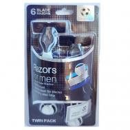 Мужская одноразовая бритва football 6 лезвий PEARLMAX