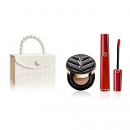 Подарочный набор: Жидкая помада+Leather Air Cushion Giorgio Armani