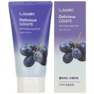 Пенка для умывания Очищающая с экстрактом винограда Delicious Grape Soft Cleansing Foam 150 LSANIC