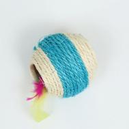 Шарик сизалевый большой с пластиковым внутри Пижон