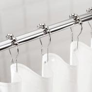 Кольца для шторки в ванной металлические BIRDHOUSE