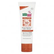 Крем солнцезащитный SPF 50+ с витамином Е для чувствительной кожи Multi Protect Sun Cream 75 Sebamed
