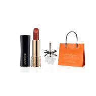 Губная помада L’Absolu Rouge Drama Matte + Подарочный пакет + Ароматизированная подвеска Lancome