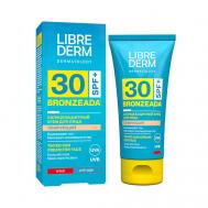 Солнцезащитный тонирующий крем для лица SPF 30 Bronzeada Tinted Sun Cream for Face 50 LIBREDERM