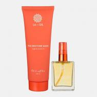 Комплекс для восстановления волос: Маска и масло LA-OIL