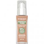 Тональная основа матирующая Formula Pura Extra Mat Foundation DEBORAH MILANO