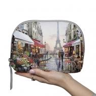 Косметичка женская большая кожаная Mahaon