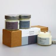 Свечи ароматические набор (жасмин, смородина, можжевельник) LEVENDE LYS ТЁПЛЫЕ МОМЕНТЫ